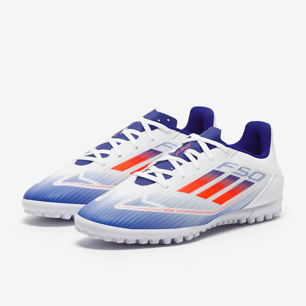 Adidas F50 Club TF - Ftwr White/Solar Red/Lucid Blue