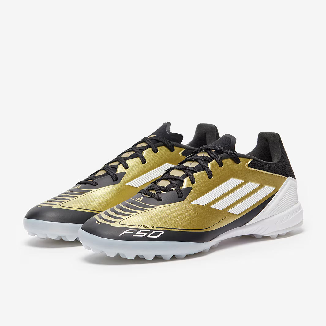 Adidas F50 x Messi League TF - Gold Met/Ftwr White/Core Black