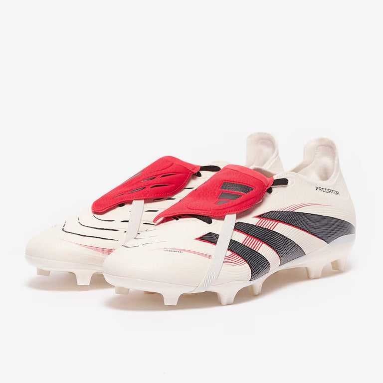 Adidas Predator League Tongue FG - Off White/Core Black/Pure Ruby