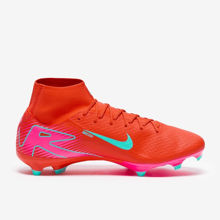 Nike Air Zoom Mercurial Superfly X Academy FG - Ember Glow/Aurora Green