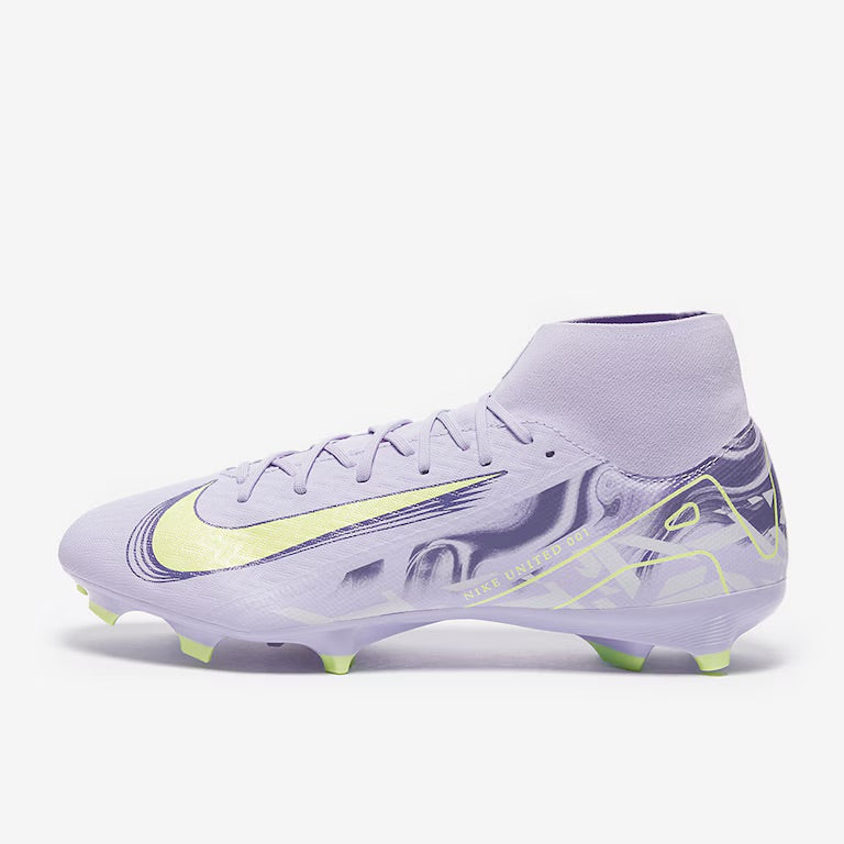 Nike Air Zoom Mercurial Superfly X Academy FG - Purple Agate/Barely Volt