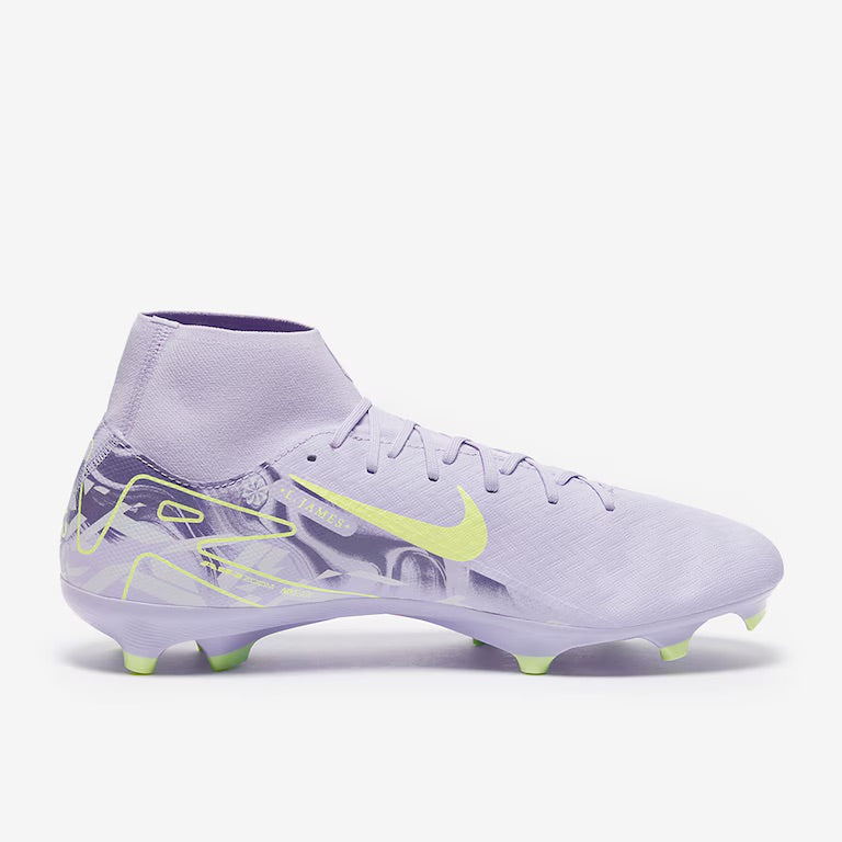 Nike Air Zoom Mercurial Superfly X Academy FG - Purple Agate/Barely Volt