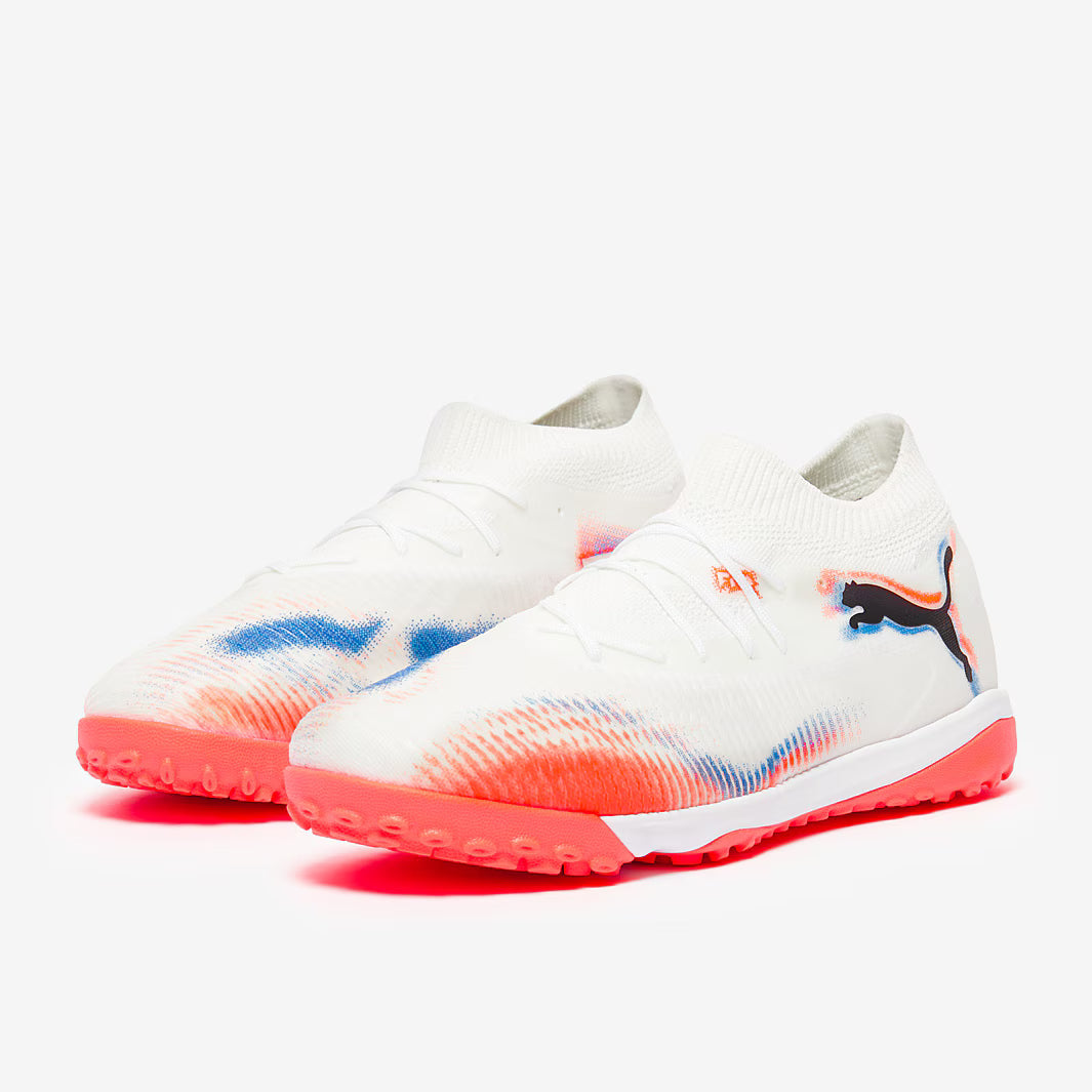 Puma Future 8 Match TT - Puma White/Puma Black/Glowing Red