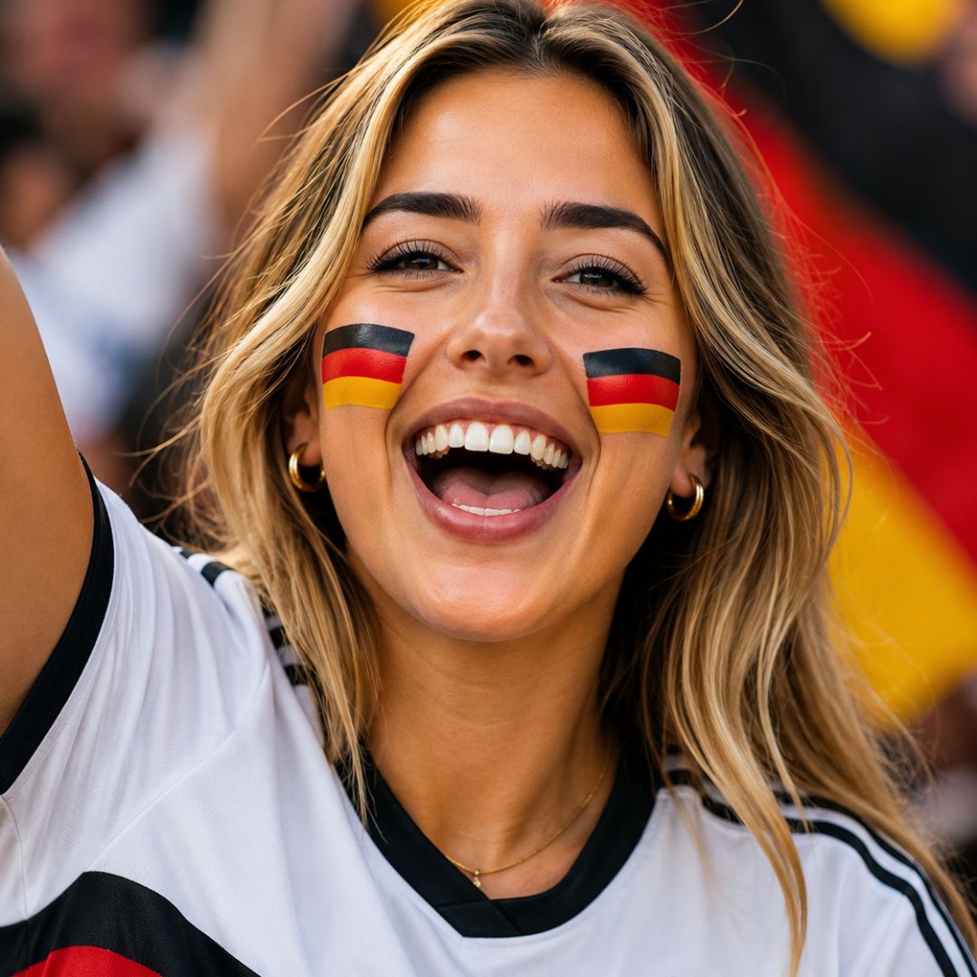 Germany World Cup Face Sticker Set