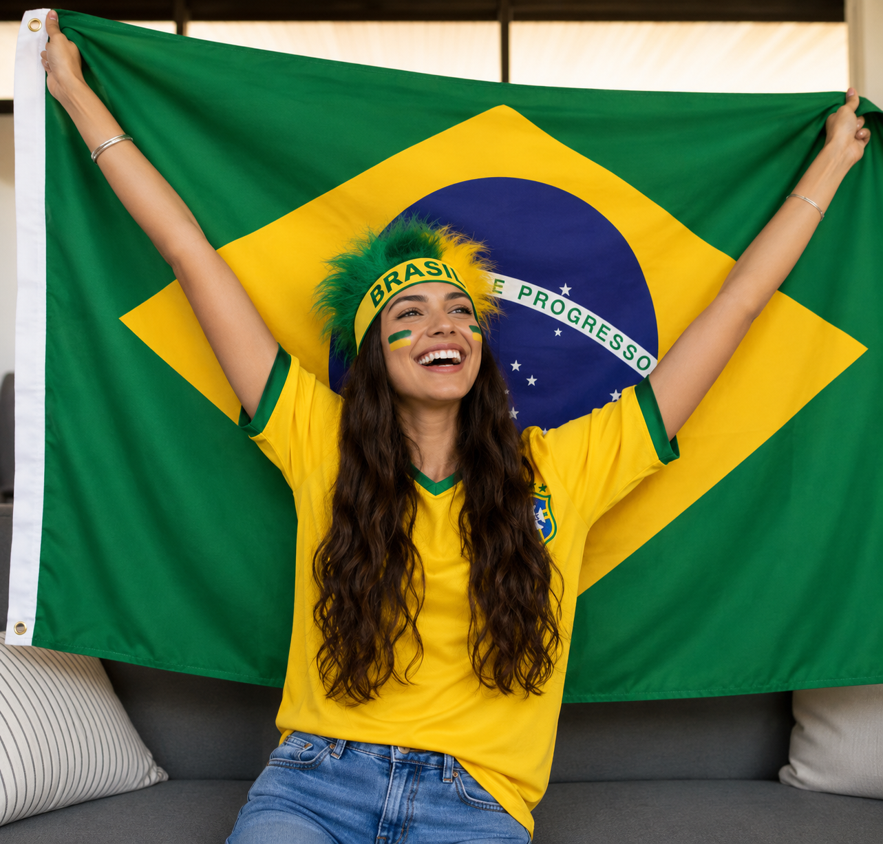 Brazil 3' x 5' Flag