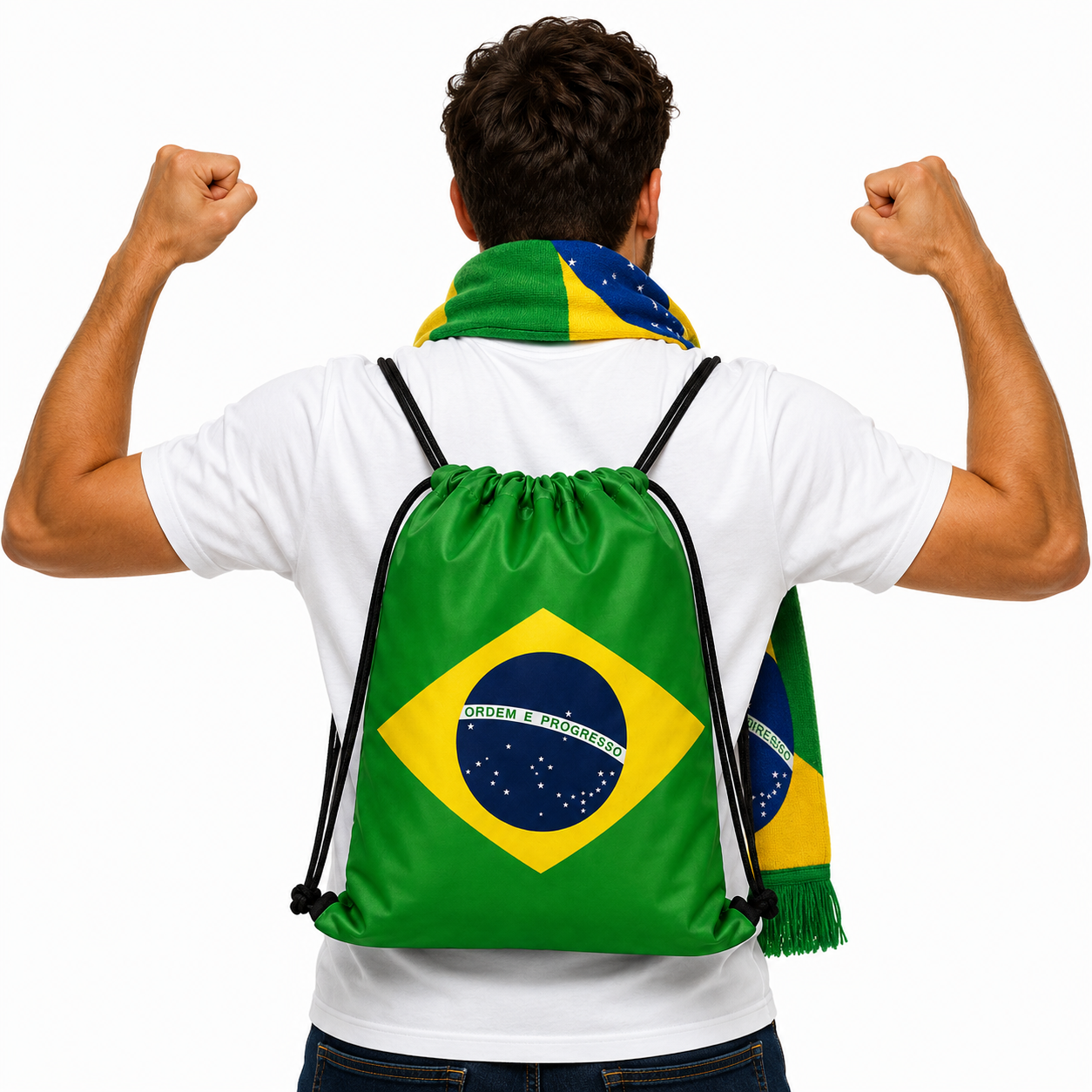 Brazil World Cup Drawstring Bag