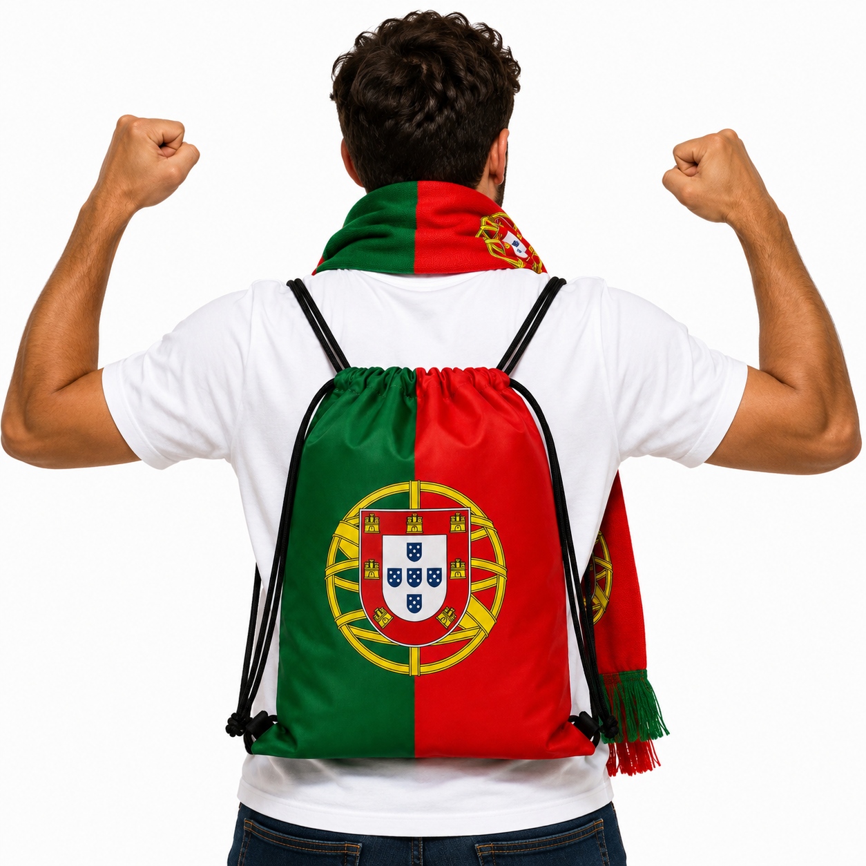 Portugal World Cup Drawstring Bag