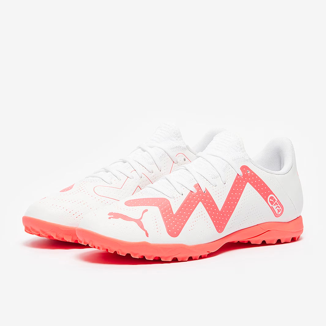 Puma Future Play TT - Puma White/Fire Orchid