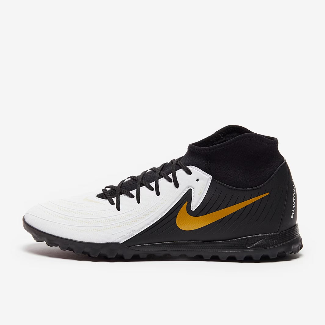 Nike Phantom Luna II Academy TF - White/Black/Metallic Gold Coin