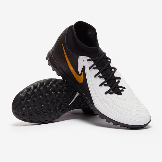 Nike Phantom Luna II Academy TF - White/Black/Metallic Gold Coin