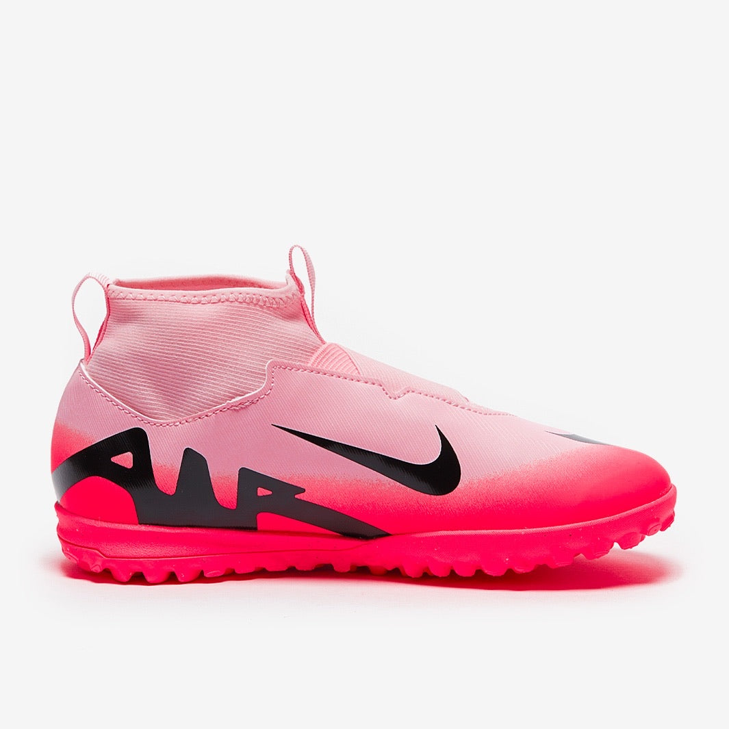 Nike Kids Air Zoom Mercurial Superfly XV Academy TF - Pink Foam/Black