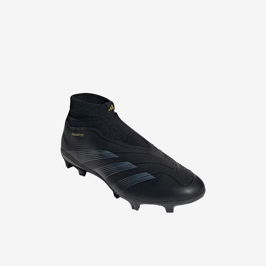 Adidas Predator League Laceless FG - Core Black/Carbon/Gold Met