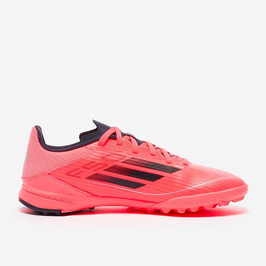 Adidas Kids F50 League TF - Turbo/Aurora Black/Platin Met