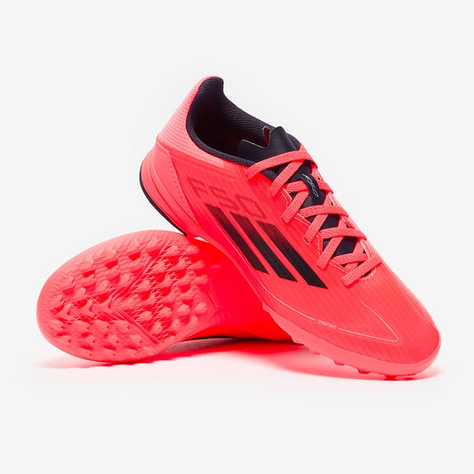 Adidas Kids F50 League TF - Turbo/Aurora Black/Platin Met