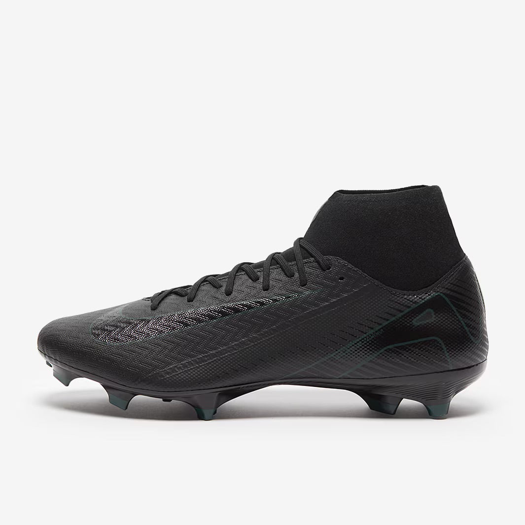 Nike Air Zoom Mercurial Superfly X Academy FG/MG - Black/Black/Deep Jungle