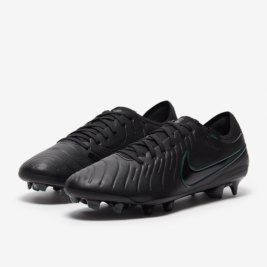 Nike Tiempo Legend X Pro FG - Black/Black/Deep Jungle