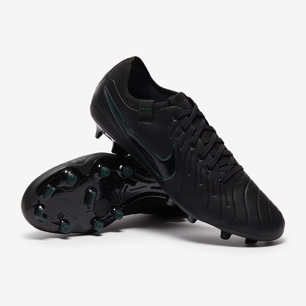 Nike Tiempo Legend X Pro FG - Black/Black/Deep Jungle