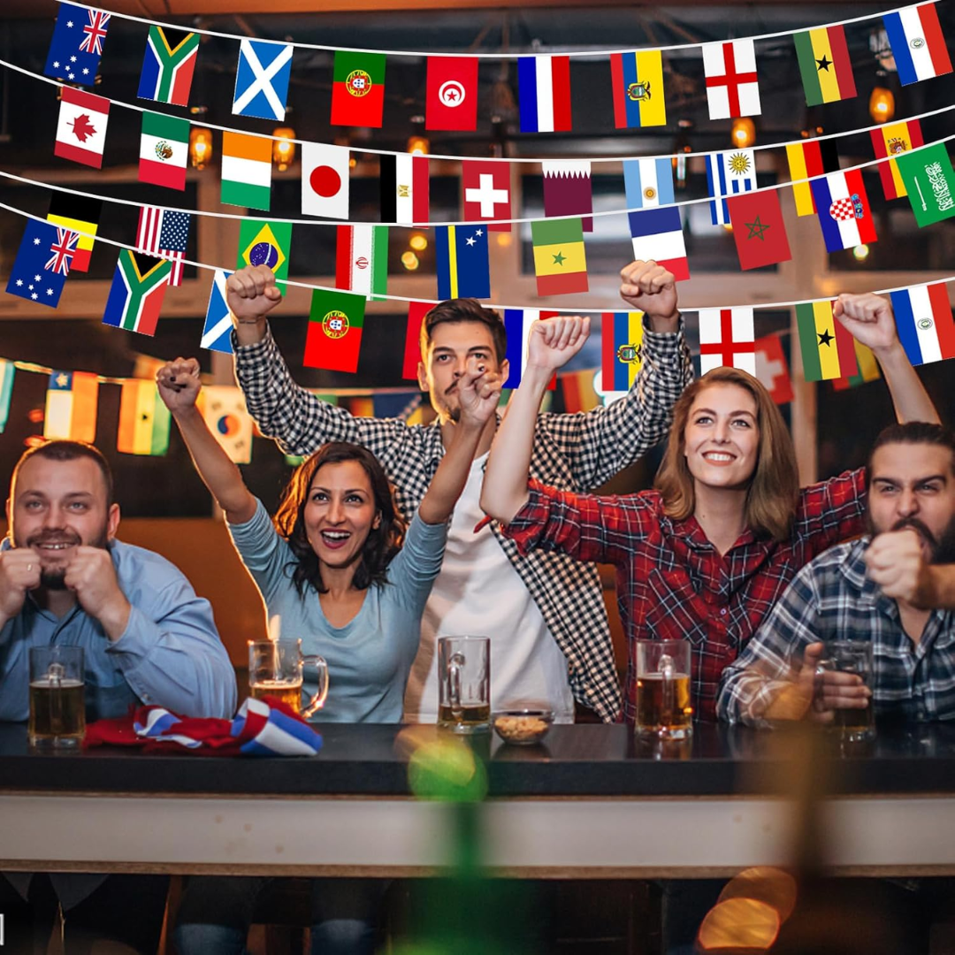 FIFA World Cup 2026 String Flag Set (14×21cm)