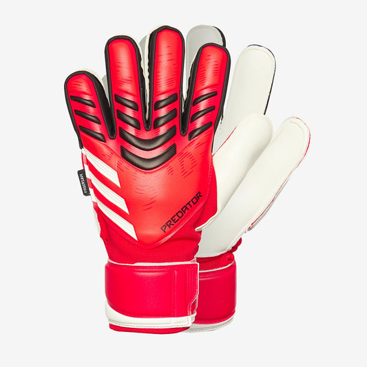 Adidas Predator Match Fingersave GK Gloves - Pure Ruby/Lucid Red/Black