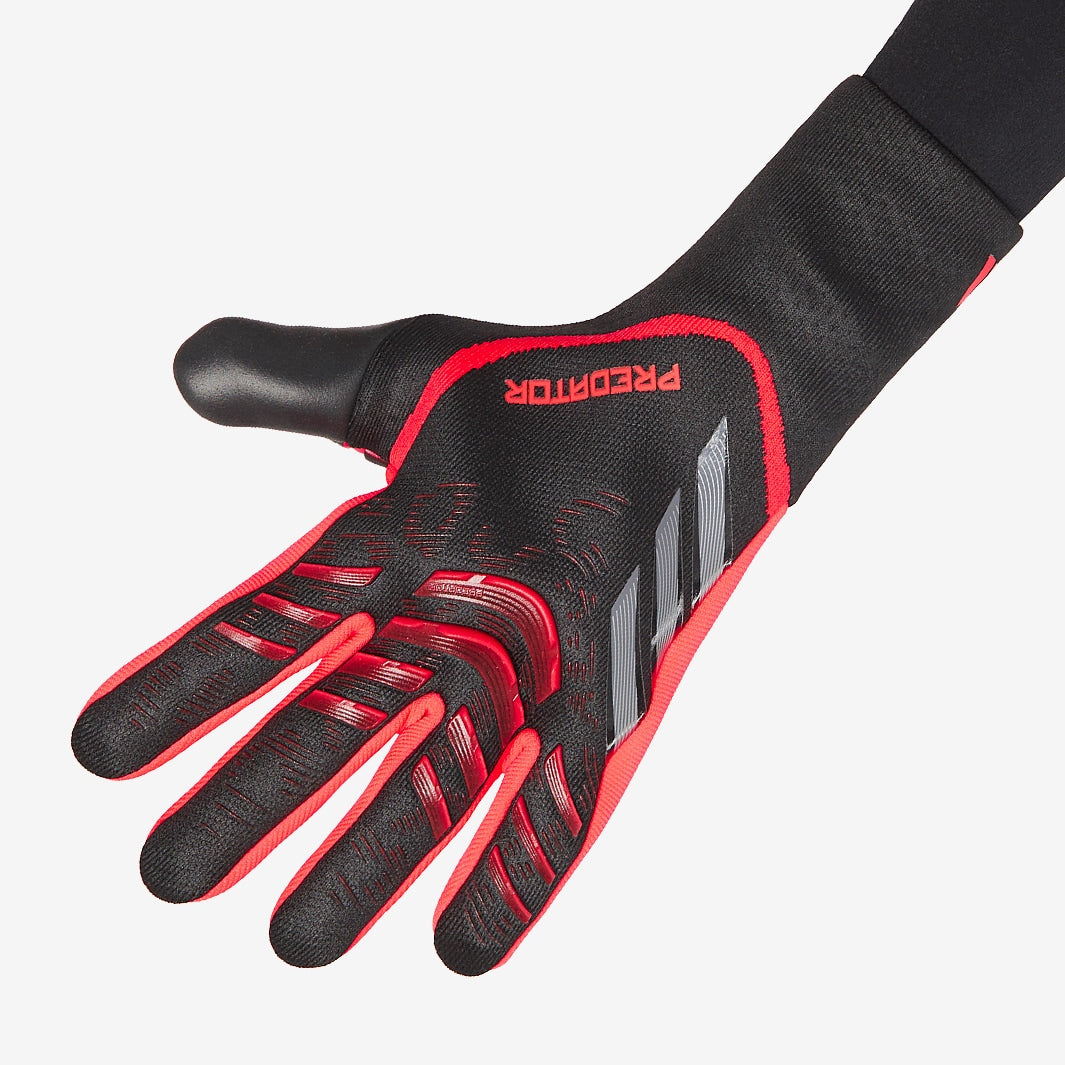 Adidas Predator Pro GK Gloves - Black/Black/Lucid Red