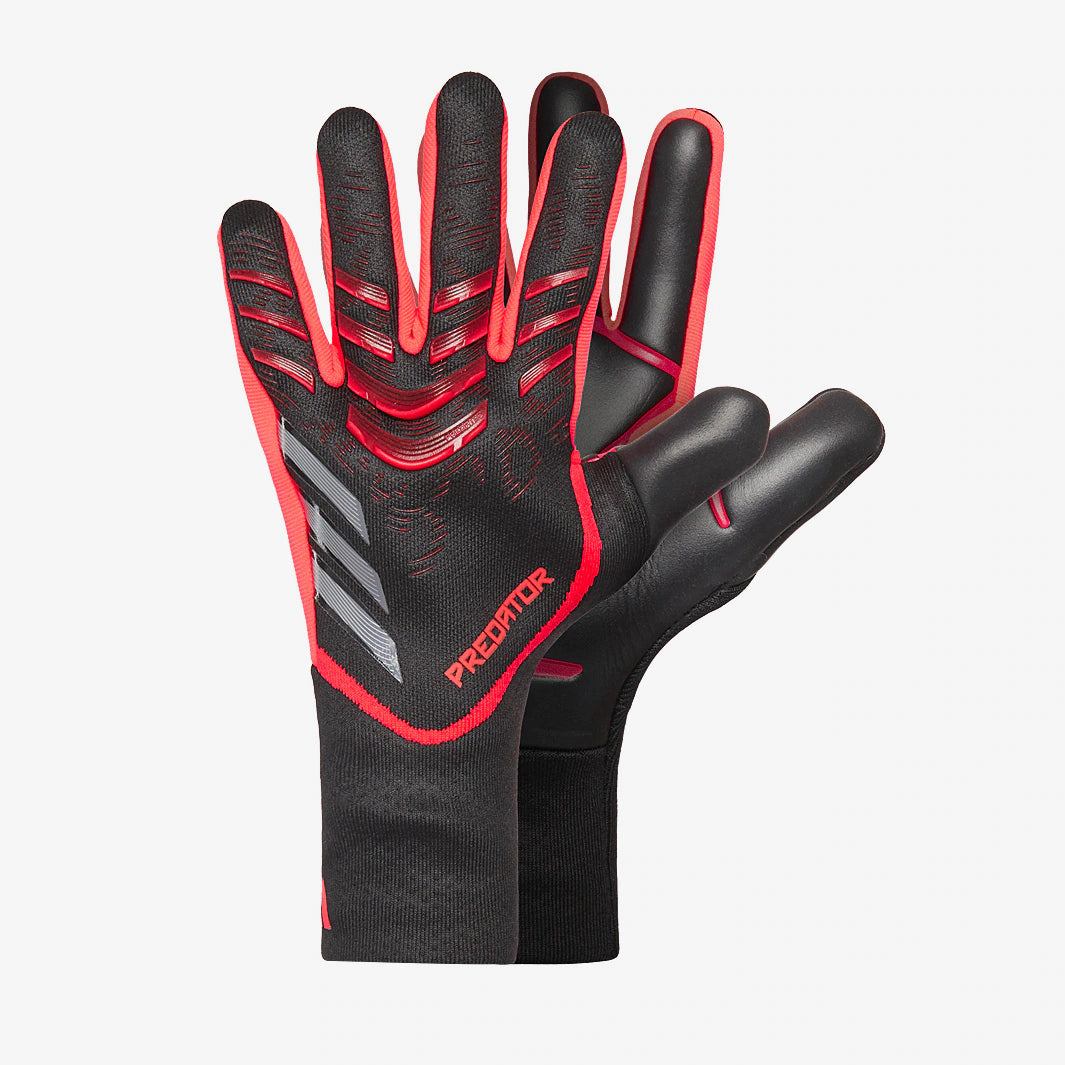 Adidas Predator Pro GK Gloves - Black/Black/Lucid Red