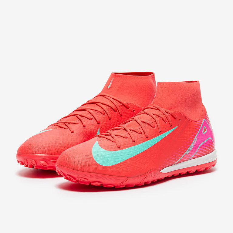 Load image into Gallery viewer, Nike Air Zoom Mercurial Superfly X Academy TF - Ember Glow/Aurora Green
