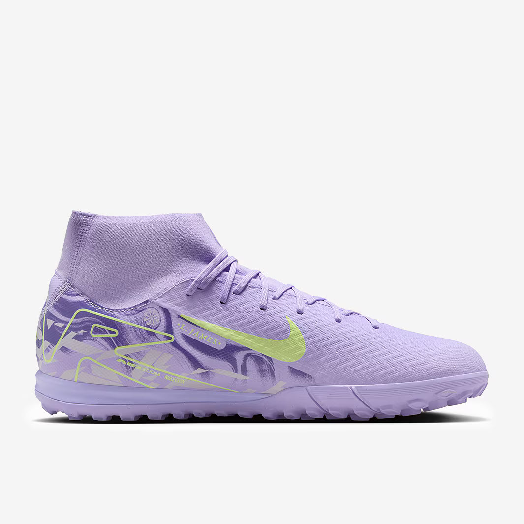 Nike Air Zoom Mercurial Superfly X Academy TF - Purple Agate/Barely Volt