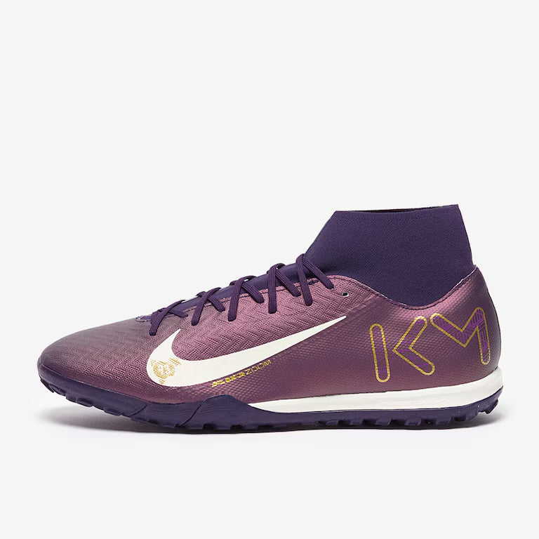 Load image into Gallery viewer, Nike Air Zoom Mercurial Superfly X Academy x Mbappe TF - Grand Purple/Pale Ivory
