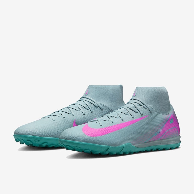 Load image into Gallery viewer, Nike Air Zoom Mercurial Superfly X Academy TF - Ocean Cube/Pink Blast
