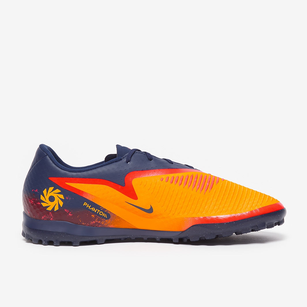 Nike Phantom 6 Academy Low x Haaland TF - Laser Orange/Lemon Venom/Blue Void