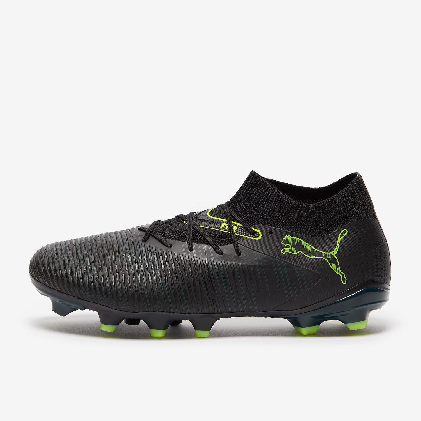 Puma Future 8 Match FG/AG - Puma Black/Fizzy Light/Green Terrain
