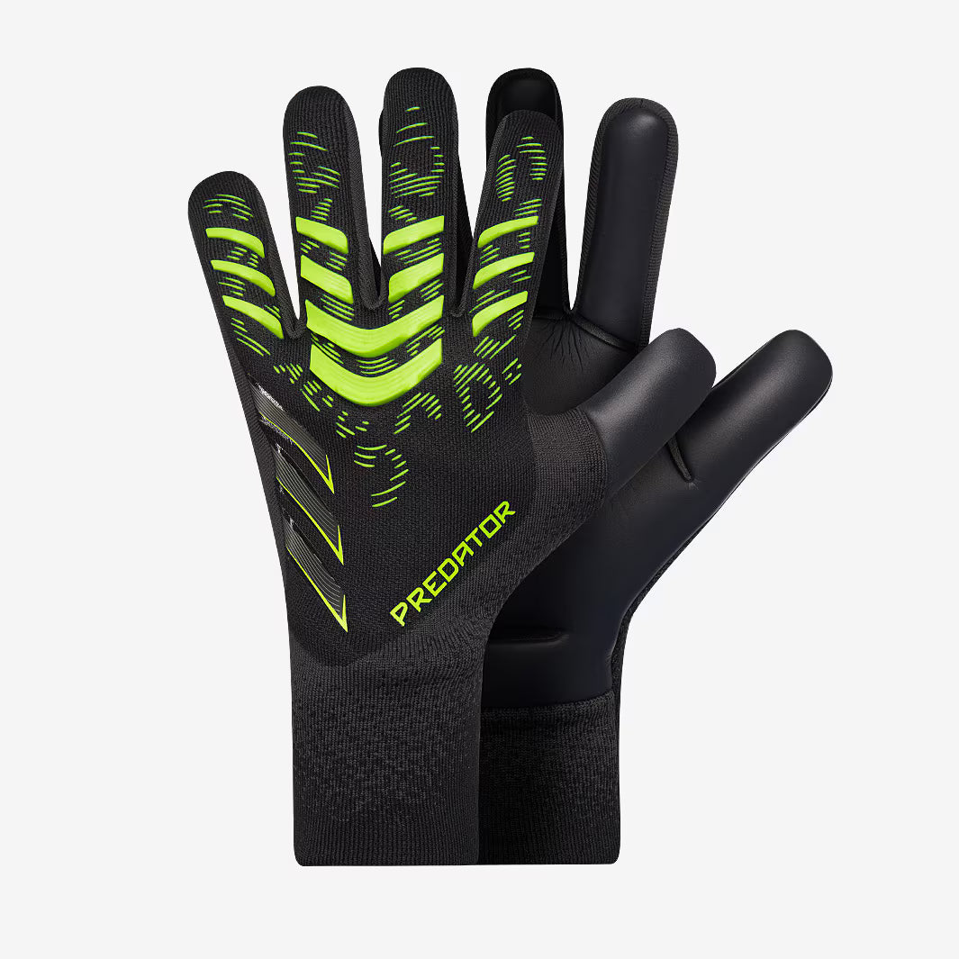 Adidas Predator Pro GK Gloves - Black/Carbon/Lucid Lemon