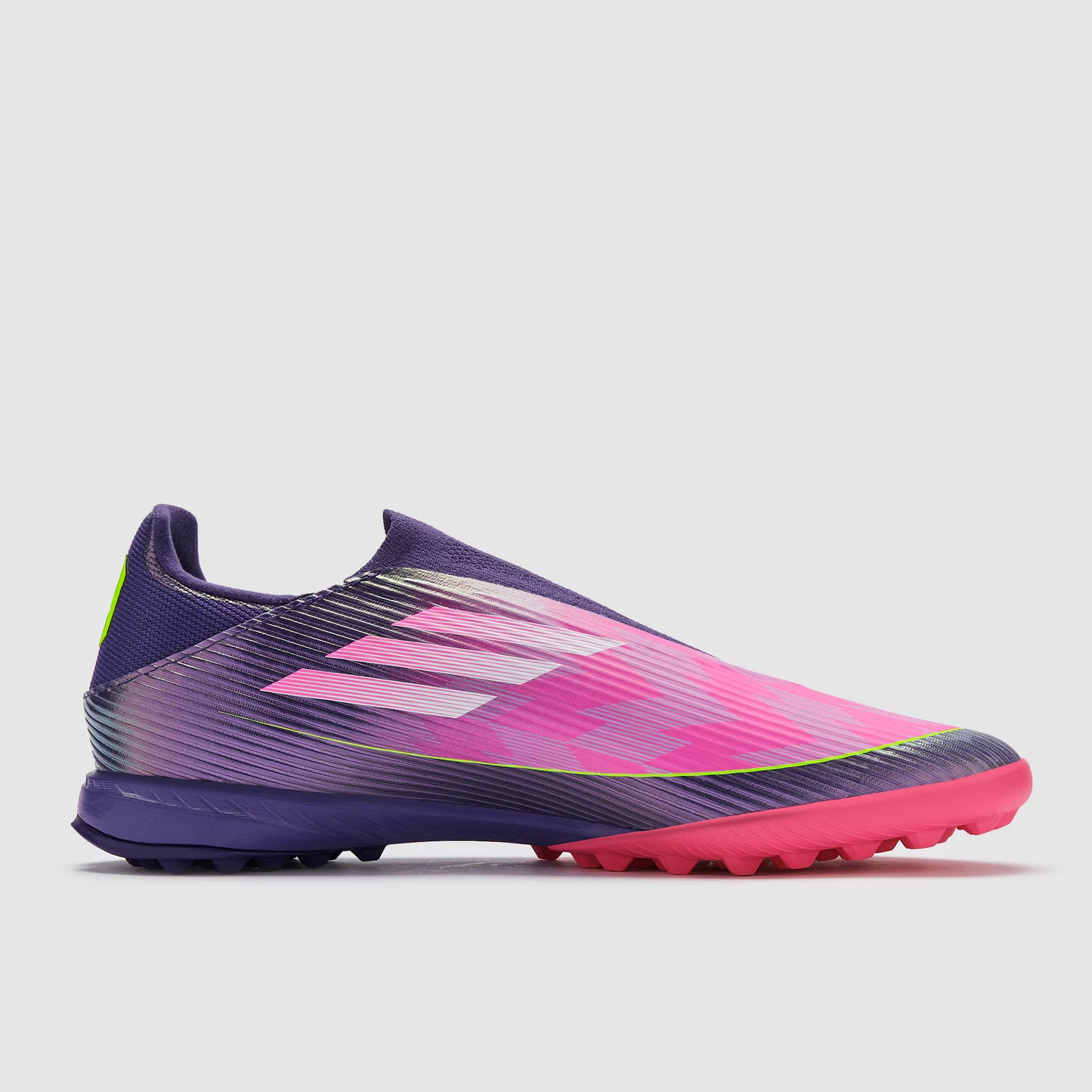 Adidas F50 League Laceless x Lamine Yamal TF - Unity Purple/Ftwr White/Lucid Lemon