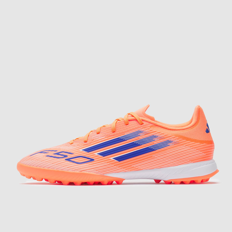 Load image into Gallery viewer, Adidas F50 League TF - Beam Orange/Lucid Blue/Ftwr White
