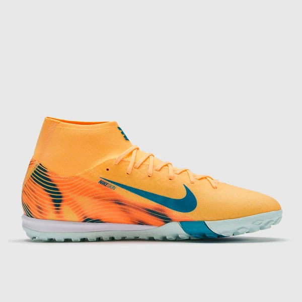 Load image into Gallery viewer, Nike Air Zoom Mercurial Superfly X Academy x Mbappe TF - Melon Tint/Neo Turq/Igloo
