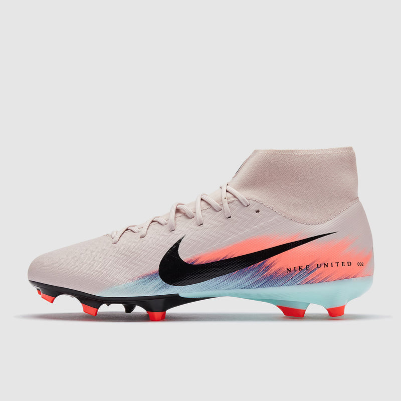 Load image into Gallery viewer, Nike Air Zoom Mercurial Superfly X Academy FG/MG - Silt Red/Racer Blue

