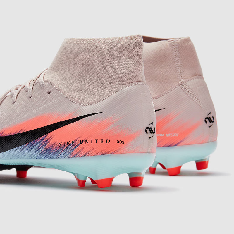 Load image into Gallery viewer, Nike Air Zoom Mercurial Superfly X Academy FG/MG - Silt Red/Racer Blue
