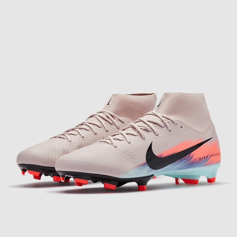 Load image into Gallery viewer, Nike Air Zoom Mercurial Superfly X Academy FG/MG - Silt Red/Racer Blue

