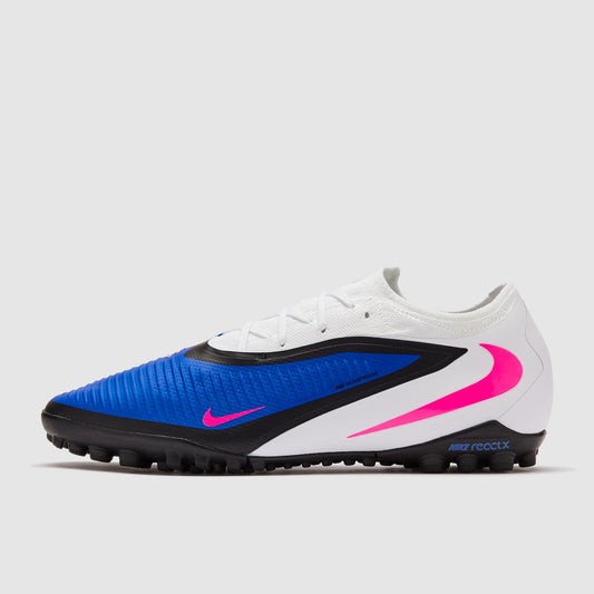 Nike Phantom ReactX 6 Pro Low TF - Racer Blue/Pink Blast/White