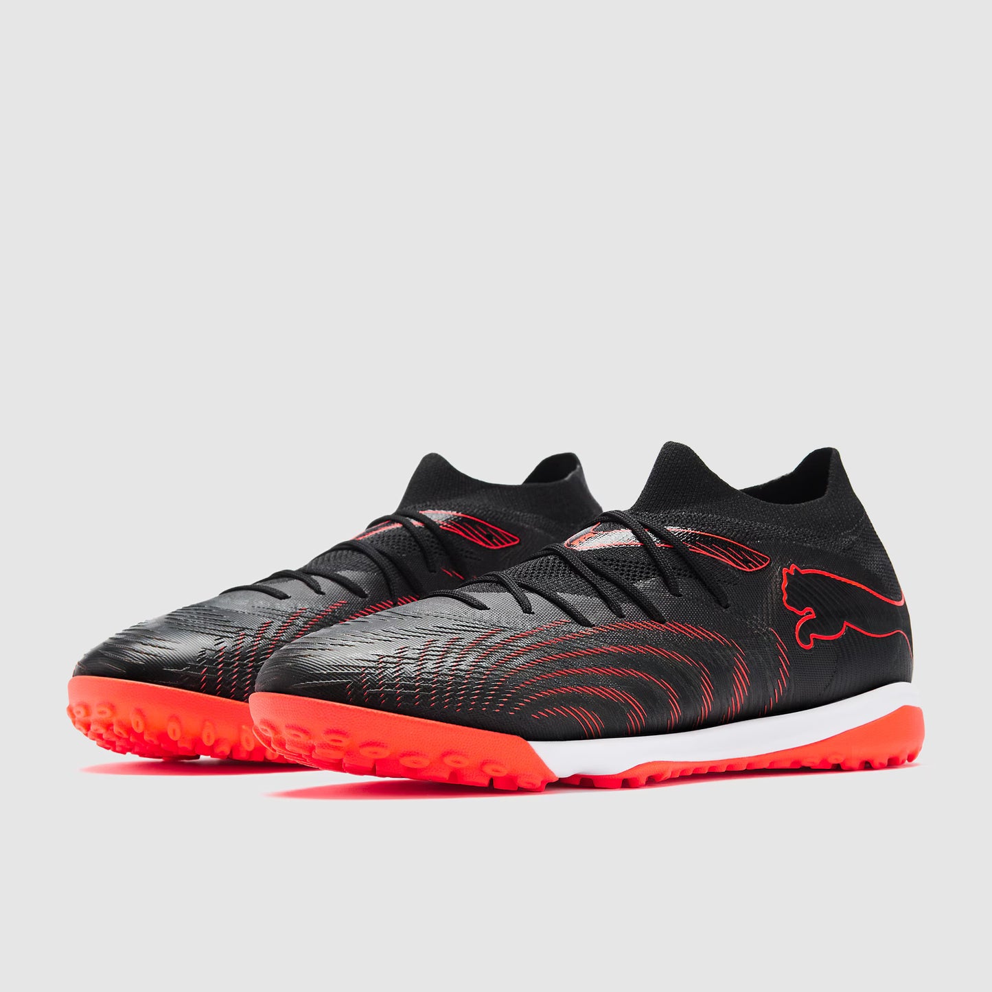 Puma Future 9 Match TT - Puma Black/Glowing Red/Strong Gray