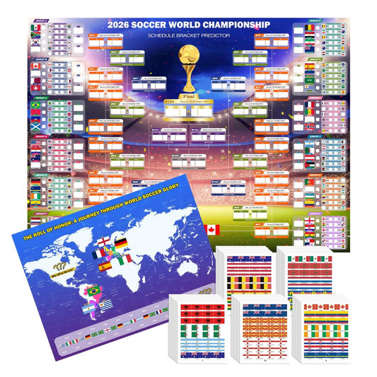 World Cup 2026 Match Schedule Poster