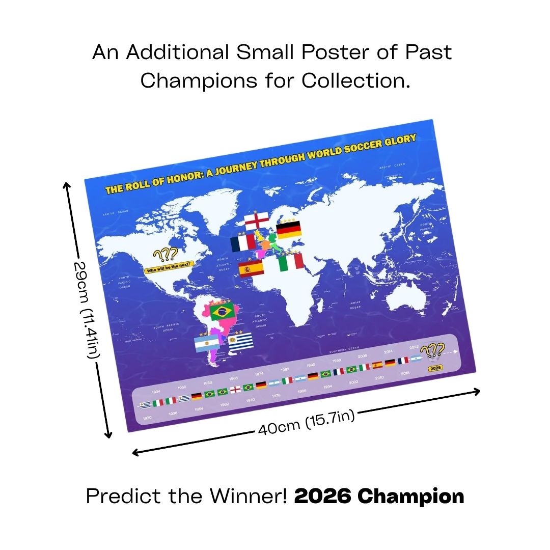 World Cup 2026 Match Schedule Poster