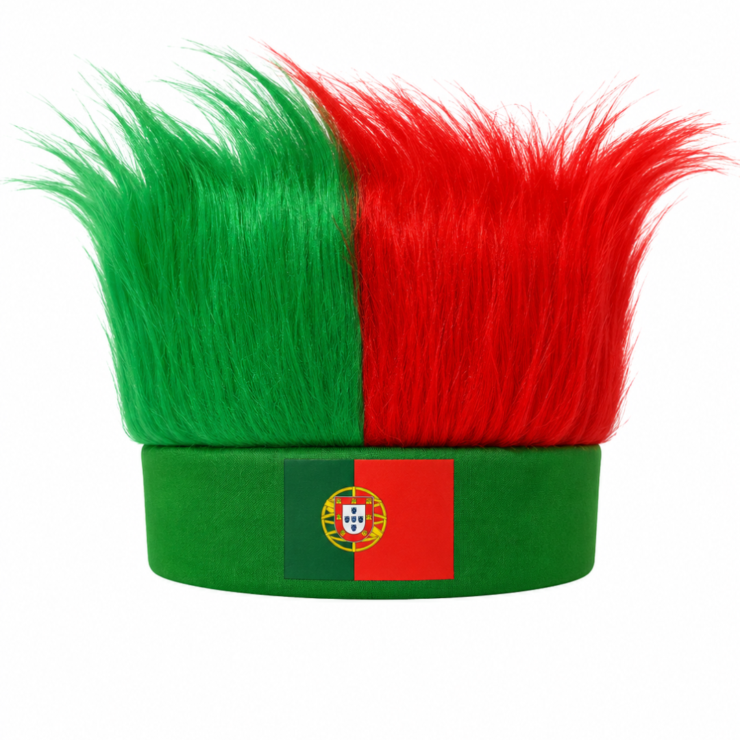 Portugal World Cup Fan Wig