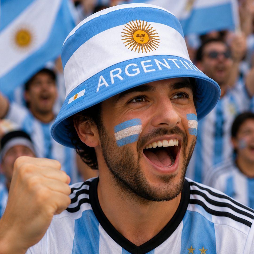 Argentina World Cup Bucket Hat
