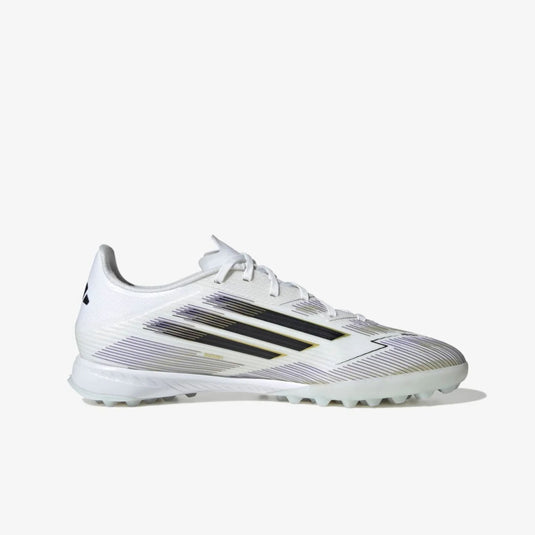 Adidas F50 League TF - White/Core Black/Met Gold