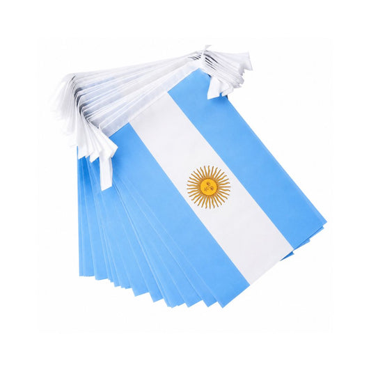 Argentina World Cup 2026 String Flag Set (14×21cm)