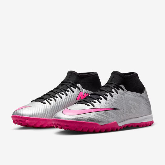 Nike Air Zoom Mercurial Superfly IX Academy XXV TF - Metallic Silver/Hyper Pink/Black