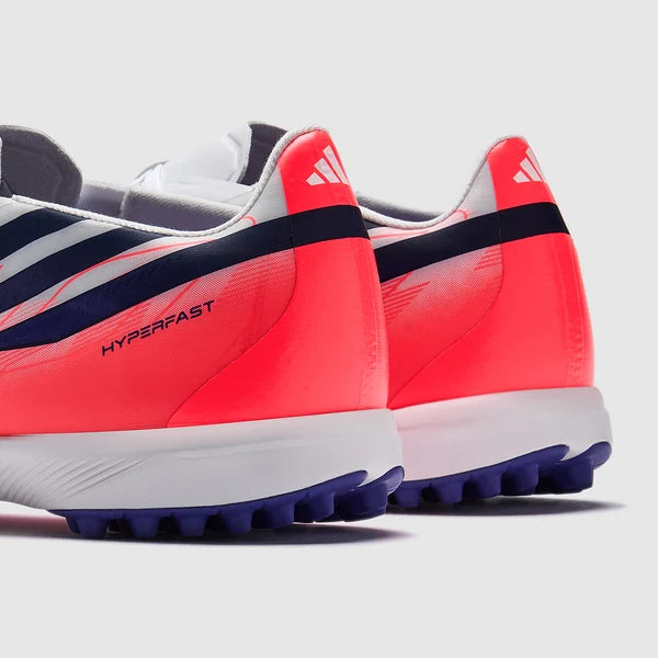 Load image into Gallery viewer, adidas F50 Hyperfast League TF - Ftwr White/Solar Purple/Solar Turbo
