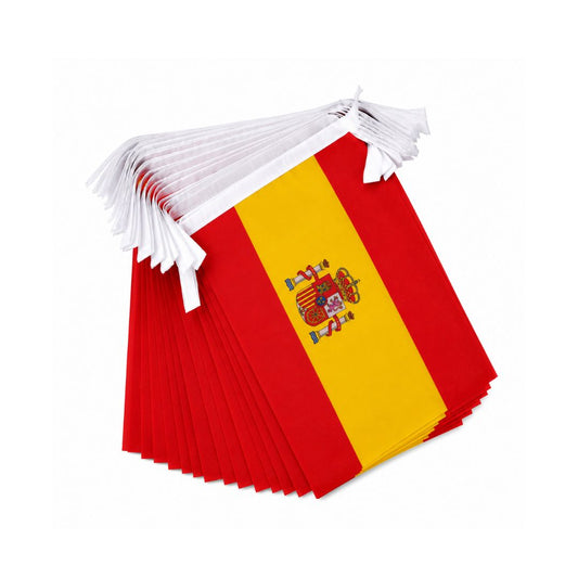 Spain World Cup 2026 String Flag Set (14×21cm)