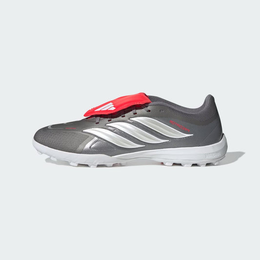 Adidas Predator League Fold-Over Tongue TF - Iron Metallic/Zero Metalic/Lucid Red